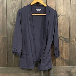Croft & Barrow Women's Deep Blue Cardigan
